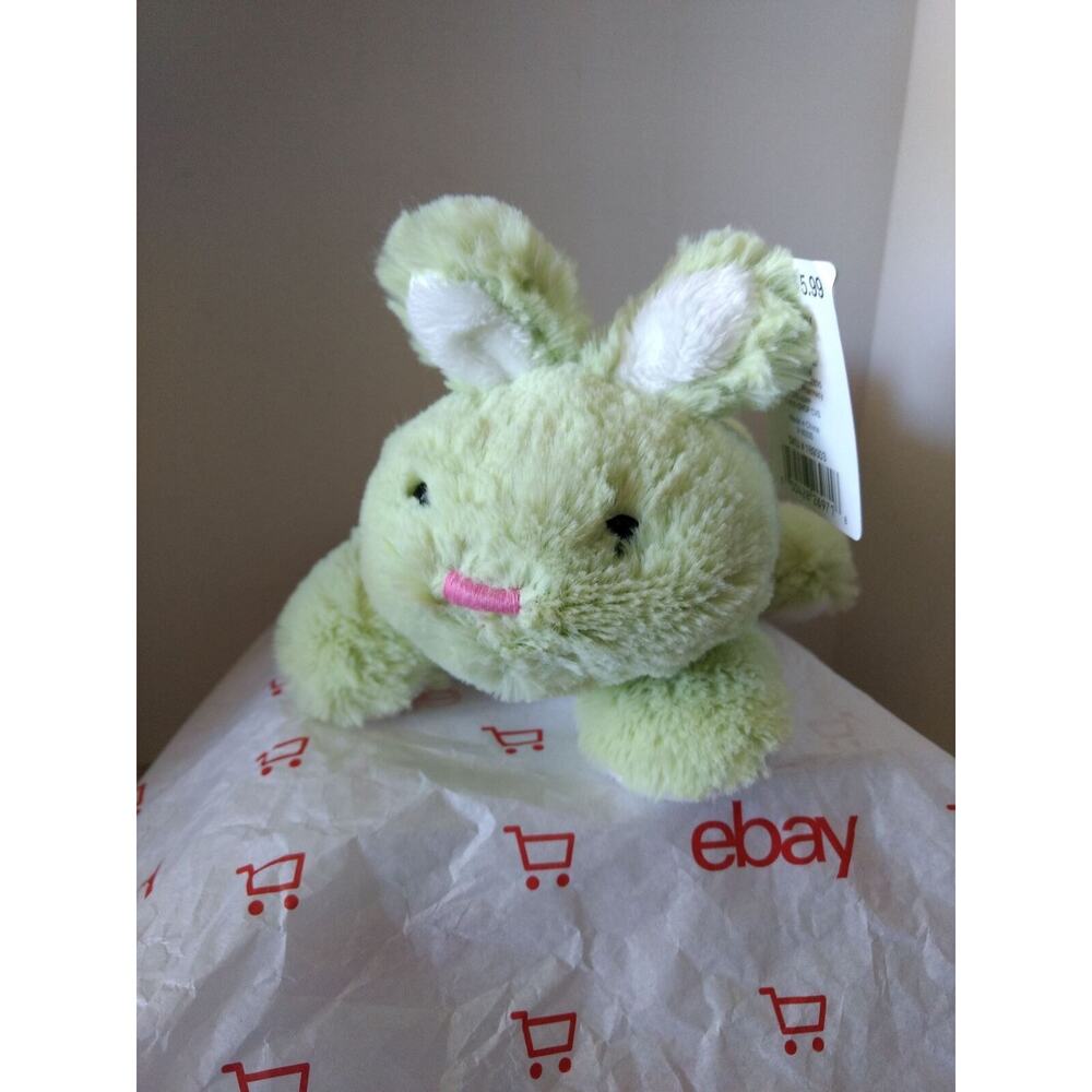 Cottondale Lolly Bunny Soft Green Plush - 7" L